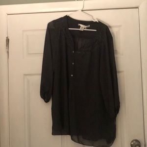 Max Studio 3x Polka Dot Blouse